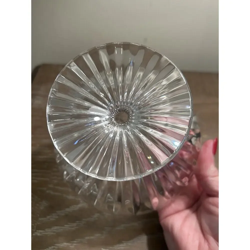 Mikasa PARK LANE Crystal Compote & Pedestal Dish Clear Candy Bowl Sherbert Decor